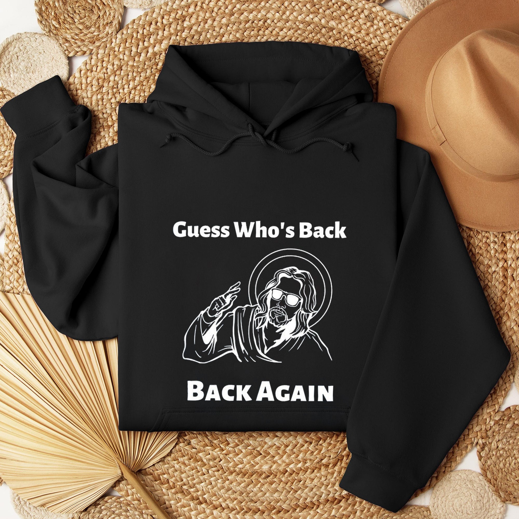 Funny Easter Jesus Shirt, Guess Who's Back Back Again T-shirt, Jesus Easter Sweatshirt, Christian Easter Gift, Easter Church Group Shirt. ILAF51